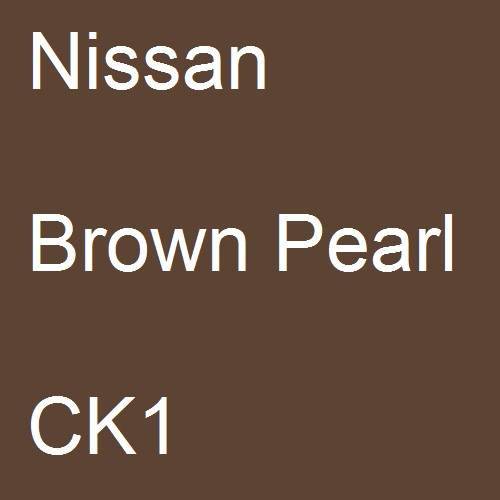 Nissan, Brown Pearl, CK1.